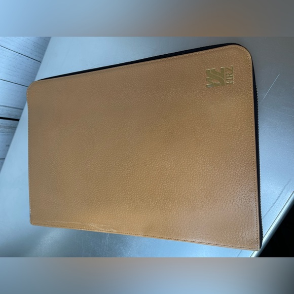 Vintage Aspinal of London Brown Leather Document File Folder Full Zip - Picture 6 of 11